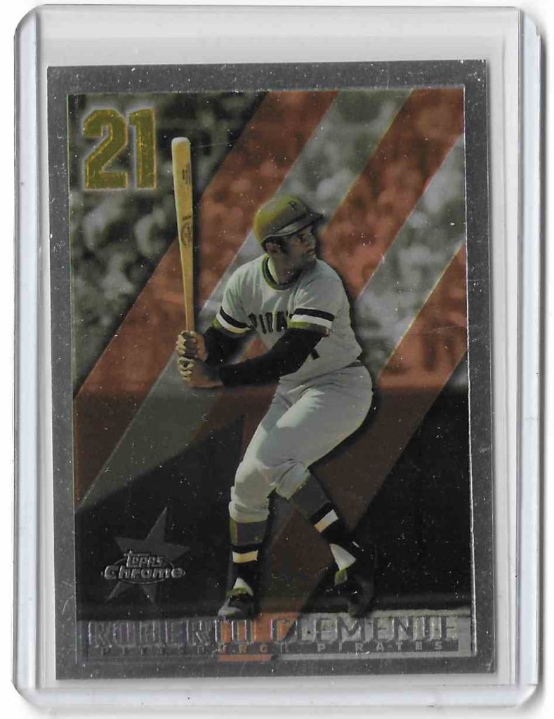 1998 Topps Chrome 21 Roberto Clemente